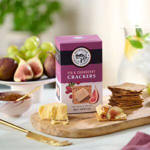 Snowdonia Fig & Cranberry Crakers 100g